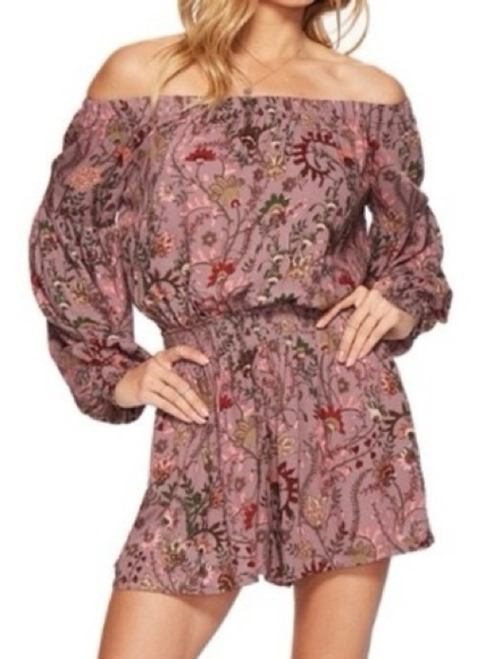 Free People Pretty And Free One-Piece Romper Sz M